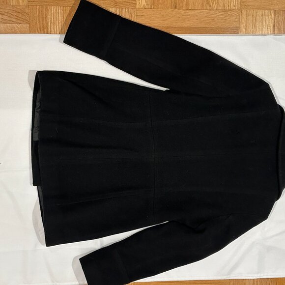 London Fog Women’s Black Wool Blend Peacoat – Size S – Double Breasted - Picture 6 of 6